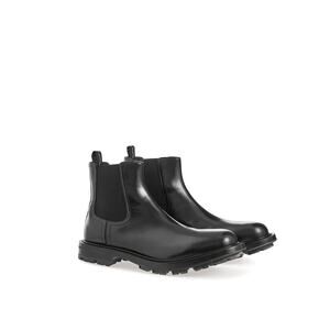 Alexander McQueen Black Leather Chelsea Boots